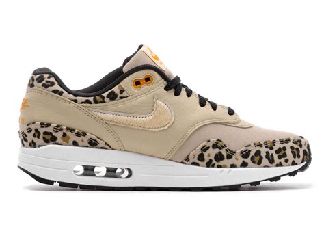 dames schoenen nike air max 1 leopard zwart goud|nike air max 1 aanbieding.